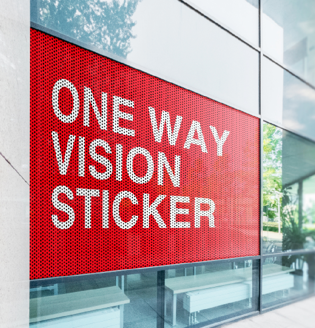 One Way Vision Sticker 